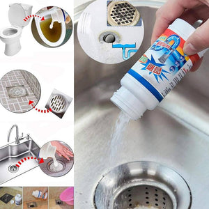Poudre déboucheur de canalisation ( cuisine , salle de bain ,wc)
