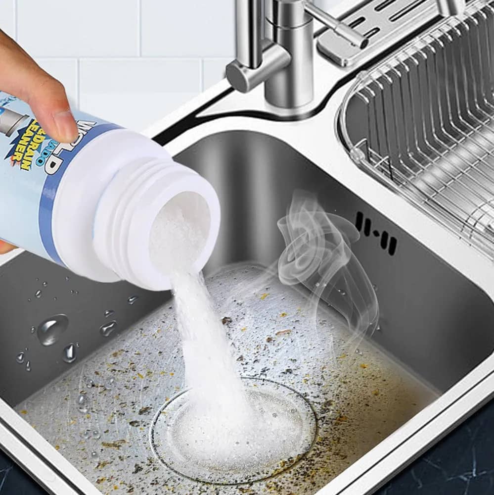 Poudre déboucheur de canalisation ( cuisine , salle de bain ,wc)