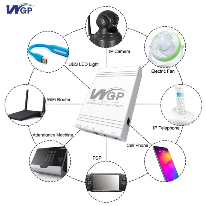 Mini UPS ou Power bank pour wifi ,caméra de surveillance, téléphone....