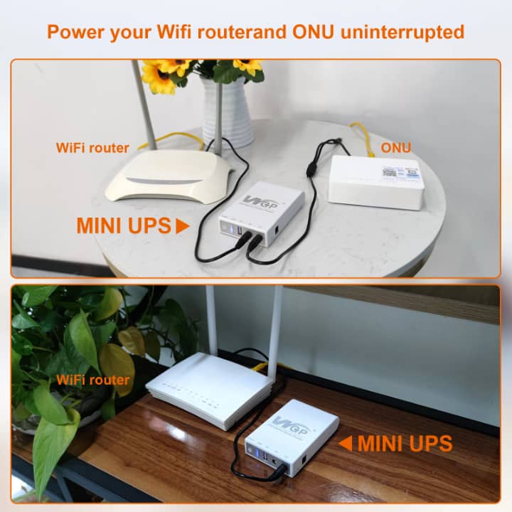 Mini UPS ou Power bank pour wifi ,caméra de surveillance, téléphone....